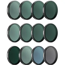 Freewell Osmo Action 6 Filters - Mega Kit - 12Pack, Action Cam Zubehör, Transparent