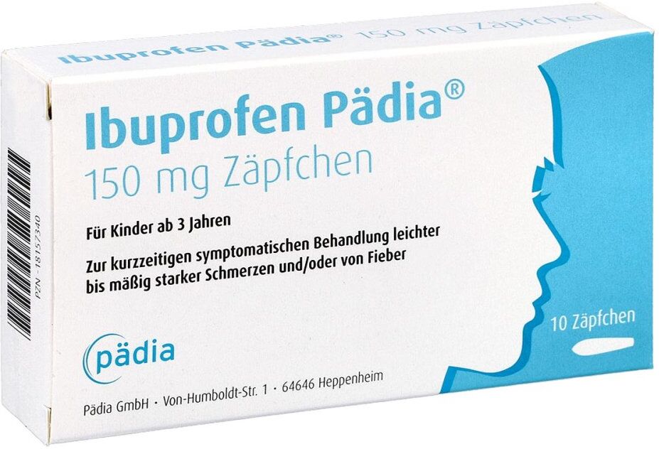 Ibuprofen Pädia 150 Mg Zäpfchen