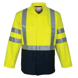 Multinorm Langjacke "30008" Multi Protector gelb/marine - 46 - gelb