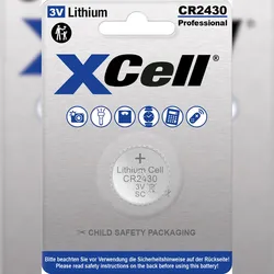 XCell CR2430 Lithium-Knopfzelle 3V – 1er Blister