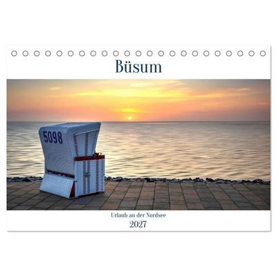 Büsum - Urlaub an der Nordsee (Tischkalender 2027 DIN A5 quer), CALVENDO Monatskalender