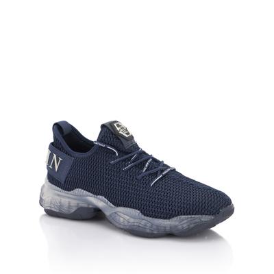 Sneaker PHILIPP PLEIN "$Hock", Herren, Gr. 37, Normalschaft, blau (24, navy), Schuhe Sneaker