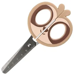 folia Kinderbastelschere »Sloth« 16 cm braun