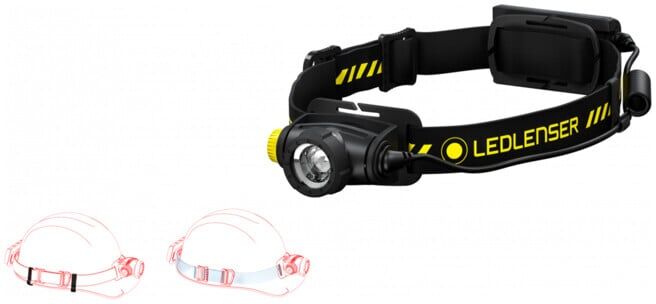 Lampe frontale professionnelle Ledlenser H5R Work rechargeable et graduable (502194)