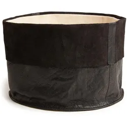 Served with Style - 78052 Schwarz - Brotkorb rund 20cm inkl. Leinwandeinsatz