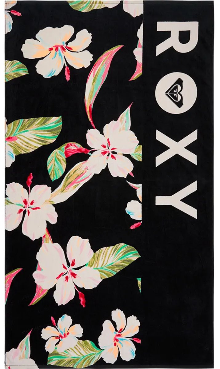 Roxy Cold Water Printed Handdoek Zwart voor Dames