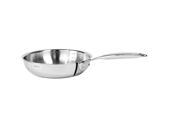 Cristel PS24CPF Bratpfanne, Edelstahl, 24 cm