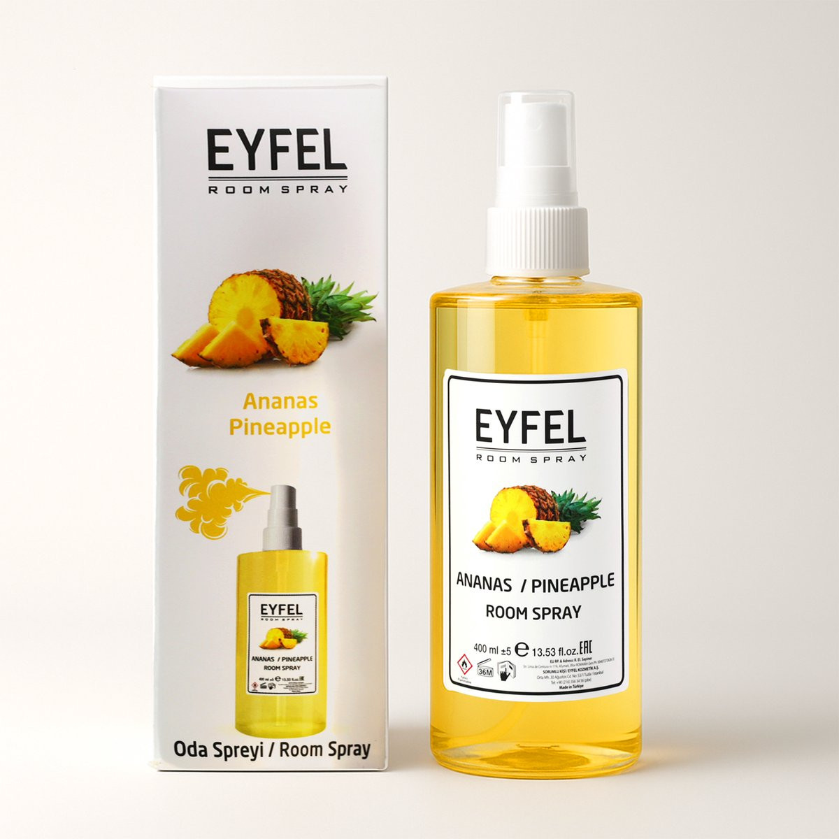 Eyfel Roomspray Pineapple 400ml