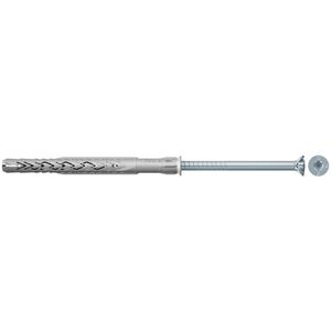 Fischer Schrauben-Dübel-Set 522701, SXRL T, 10x140mm Langschaftdübel & Schrauben, 100-teilig