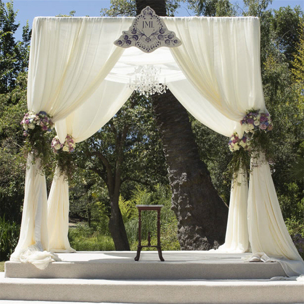 The Party Aisle Metal Arbour in White White
