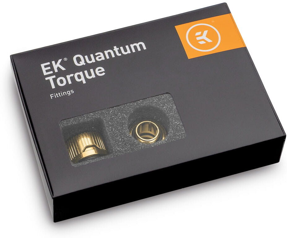 EK Water Blocks EK-Quantum Torque 6er-Pack HDC 12 - Gold