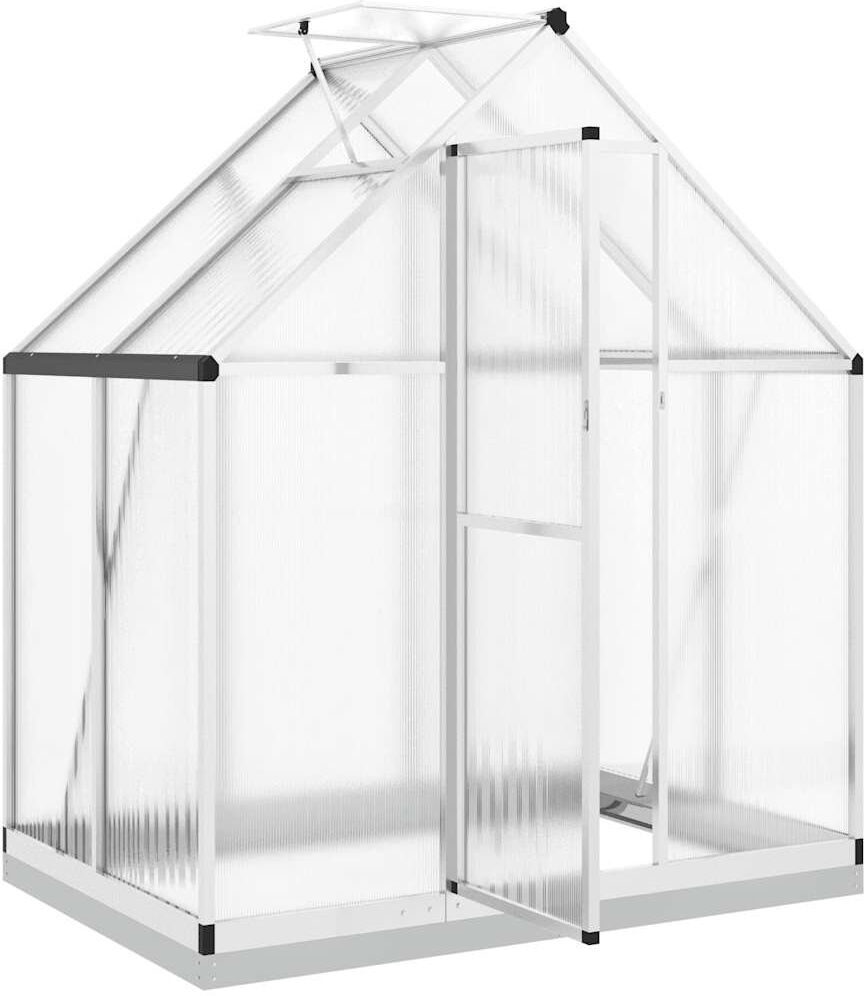 Dakota Fields Casius 5.5 Ft W x 3.5 Ft D Greenhouse Silver 202cm H x 169cm W x 114cm D