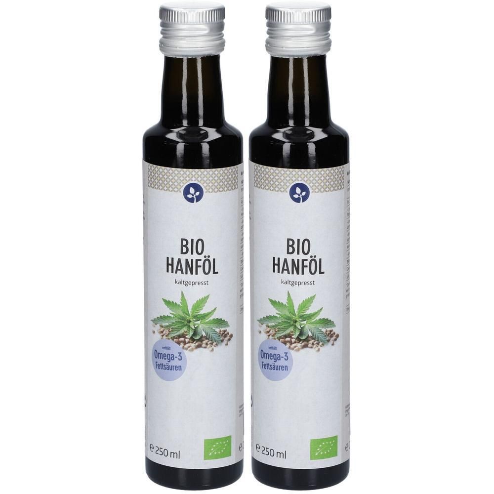 Hanföl Bio kaltgepresst 2x 2x250 ml Öl