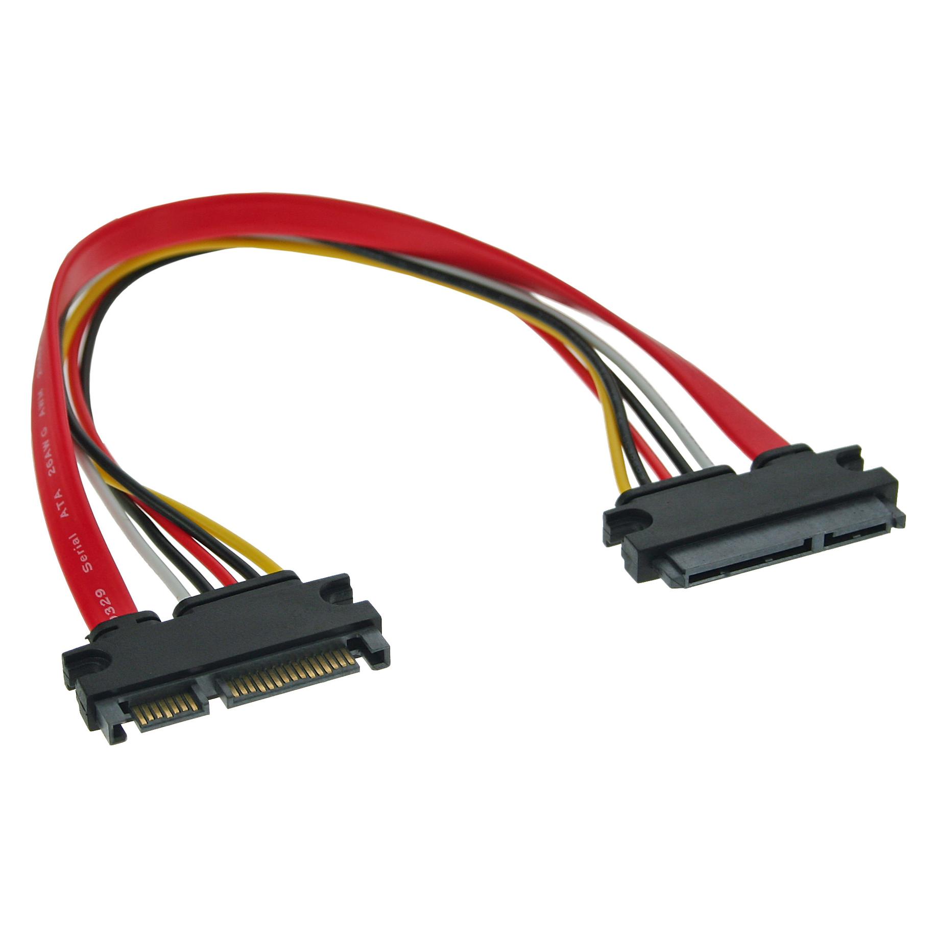 InLine SATA+Strom Verlängerung int. (30 cm) (29652A)