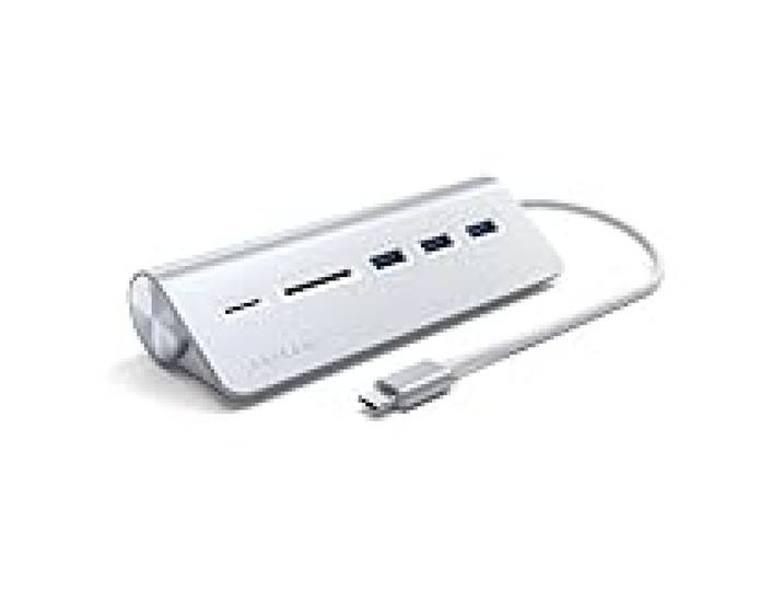 SATECHI Hub USB C 5 en 1 Combo pour Bureau, Argent