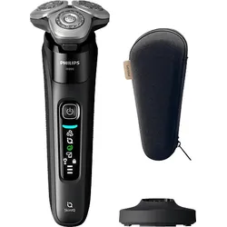 PHILIPS X9000/10 Elektrorasierer i9000 Tiefschwarz (Triple Action Lift & Cut-Rasiersystem, Dual SteelPrecision Klingen , Reinigungsstation: Nein)