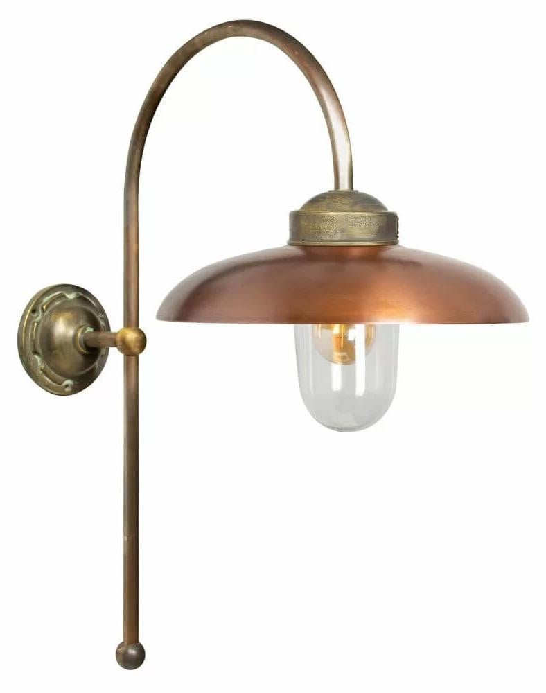 KS Verlichting Koperen muurlamp Saint Tropez L - Brons/Koper