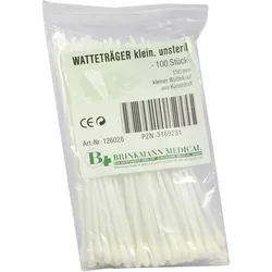 Watteträger Unsteril Kleiner Wattekopf 100 St