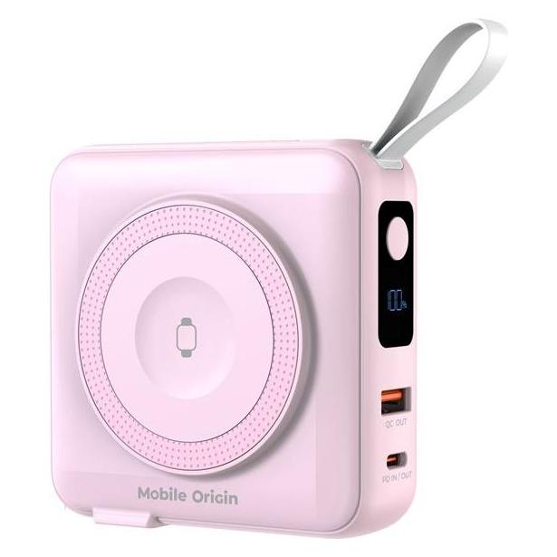 Mobile Origin Powerbank & Travel Charger (10000 mAh, 22.50 W, 38.50 Wh) (PBT-03L-PNK)