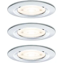 Paulmann, Einbauleuchte, 92310 Nova LED-Einbauleuchte GU10 4.9 W Chrom (GU10, Aluminium, Kunststoff)