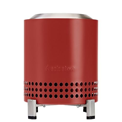 Solo Stove Mesa XL Vuurkorf voor op tafel, Rood, 21,8 x 17,8 cm