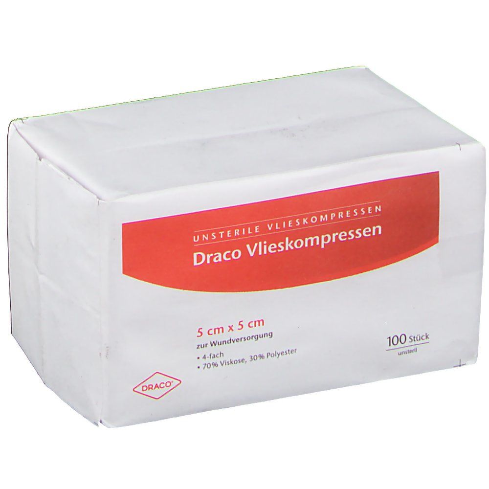 Vliesstoff-Kompressen unsteril 5x5 cm 100 St Kompressen