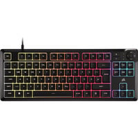 K55 CORE TKL, Gaming-Tastatur schwarz, DE-Layout, Rubberdome