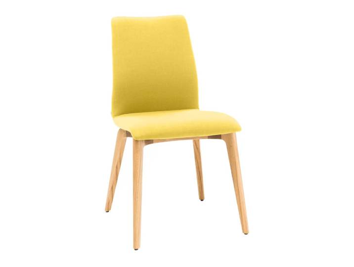 Stuhl Leni, Willisau, canvas, gelb, Textil