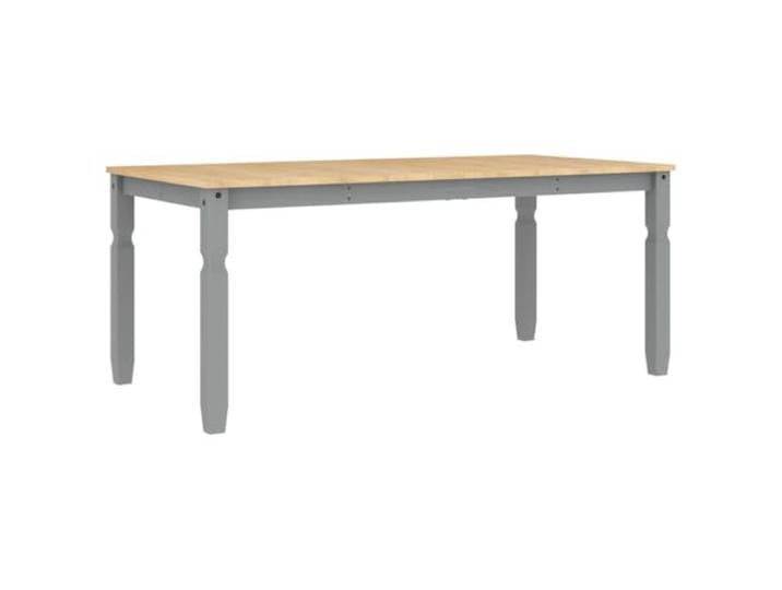 vidaXL Esstisch Corona Grau 180x90x75 cm Massivholz Kiefer