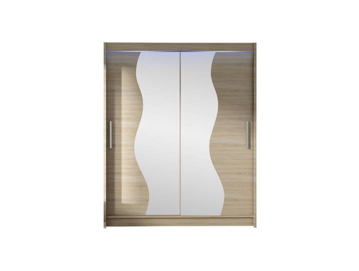 SCHWEBETÜRENSCHRANK Westa S, mit RGB LED Beleuchtung