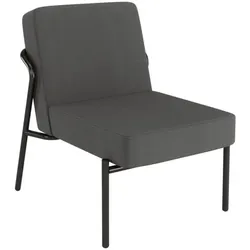 meet Sessel »meet - Medso S« Modell Klassik Stoff grau, 40.6 cm