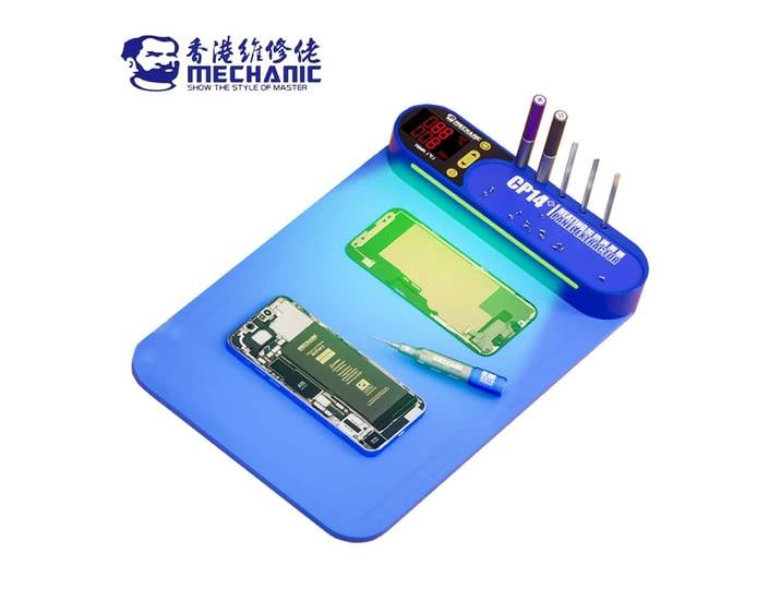 Séparateur de chauffage mécanique CP14 + pour retrait d'écran LCD, tampon en Silicone pour téléphone portable, réparation d'ipad, outil de retrait d'écran