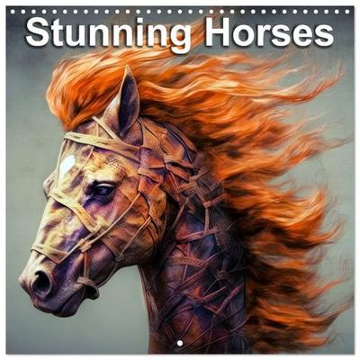 Stunning Horses (Wall Calendar 2027 12 × 12 Inch) CALVENDO 12 Month Wall Calendar