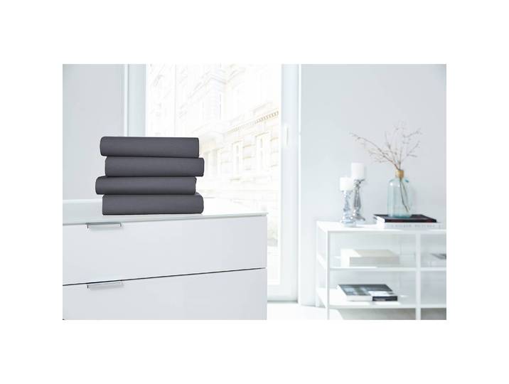 Drap-housse jersey et élasthanne Pillac 100 x 200cm Gris/Anthracite