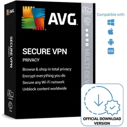 Avast AVG Secure VPN für Mac OS & Windows & Android