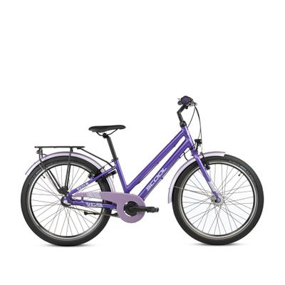 Kinderfahrrad S’COOL "S'COOL chiX pro" Gr. 35, lila (lila, helllila), Fahrräder, Kinder, 35cm, 24 Zoll (60,96cm)