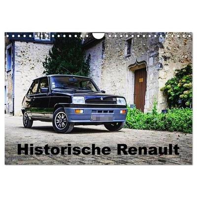 Historische Renault (Wandkalender 2027 DIN A4 quer), CALVENDO Monatskalender
