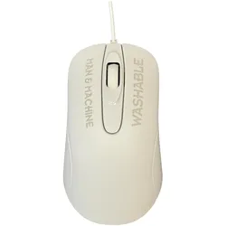 Man & Machine Europe Man & Machine C Mouse Maus Beidhändig USB Typ-A 1000 DPI (Kabelgebunden), Maus, Weiss, Silber