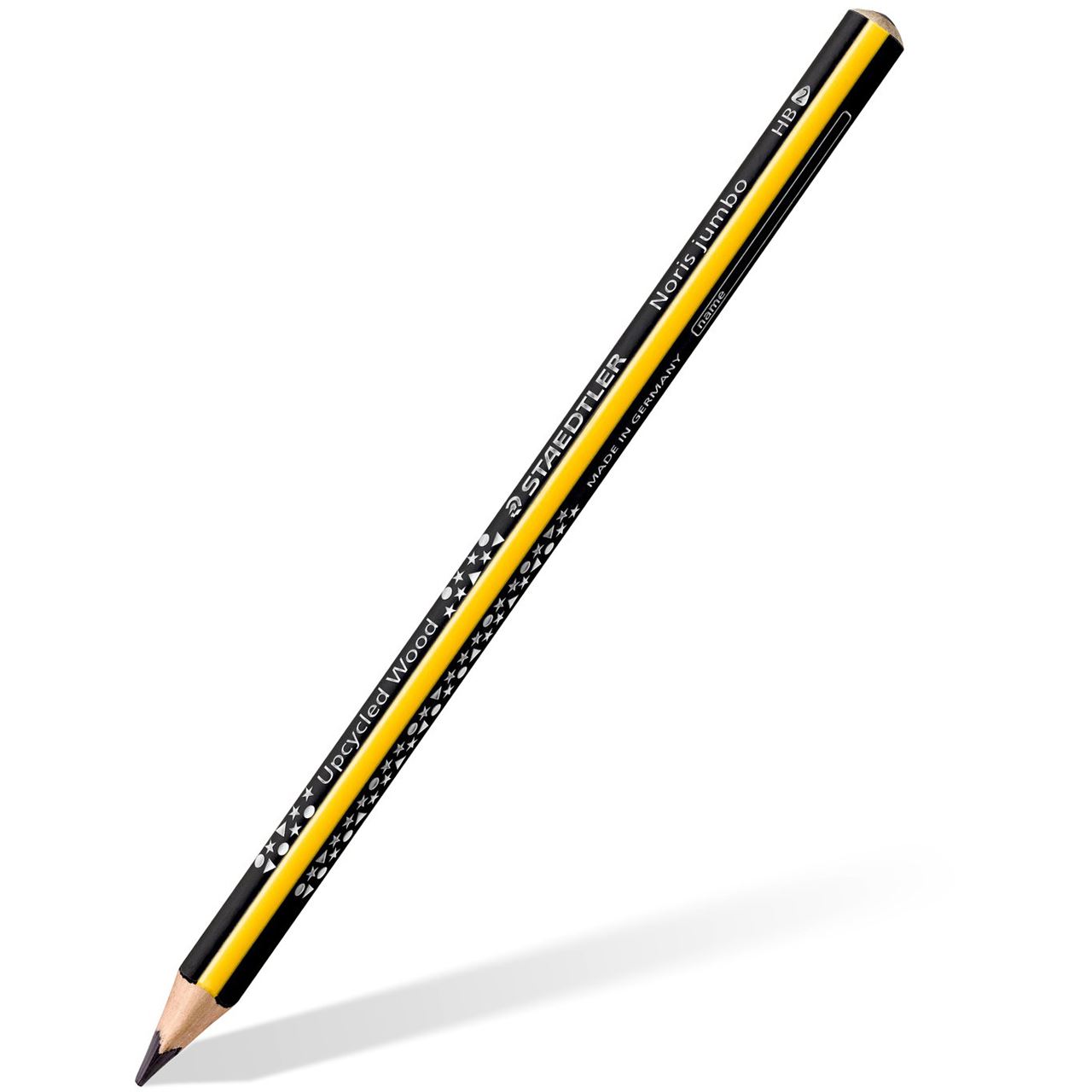 STAEDTLER Noris Jumbo 119 Schreiblernstift Bleistift HB schwarz/gelb, 1 St.
