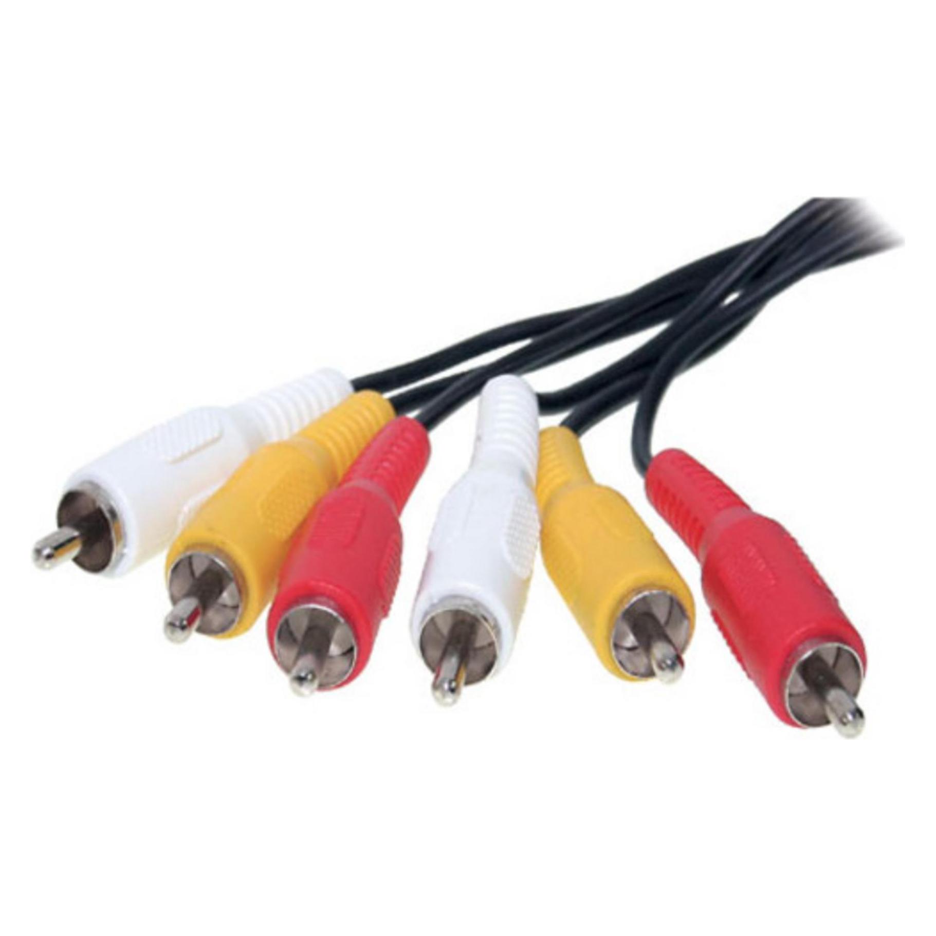 Shiverpeaks S/CONN maximum connectivity Cinch Audio-Kabel-3 Cinchstecker auf 3 Cinchstecker, 2,5m (2.50 m, Cinch Kabel) (40150-2.5)