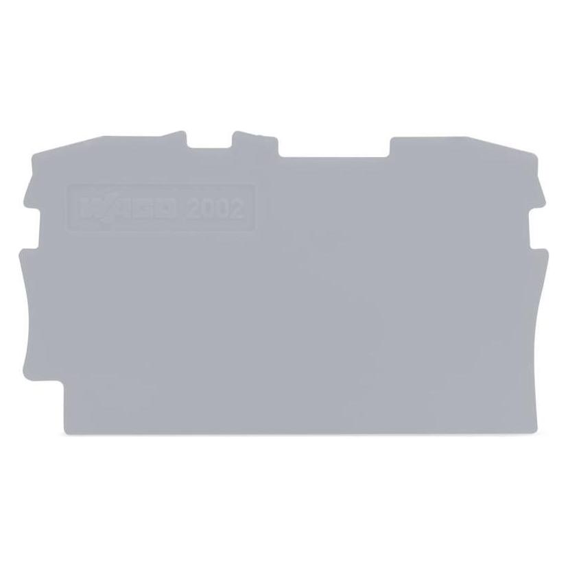 Wago Endplatte für Klemmen 2 x 2,5 mm2 grau (Diverse) (2002-1291)