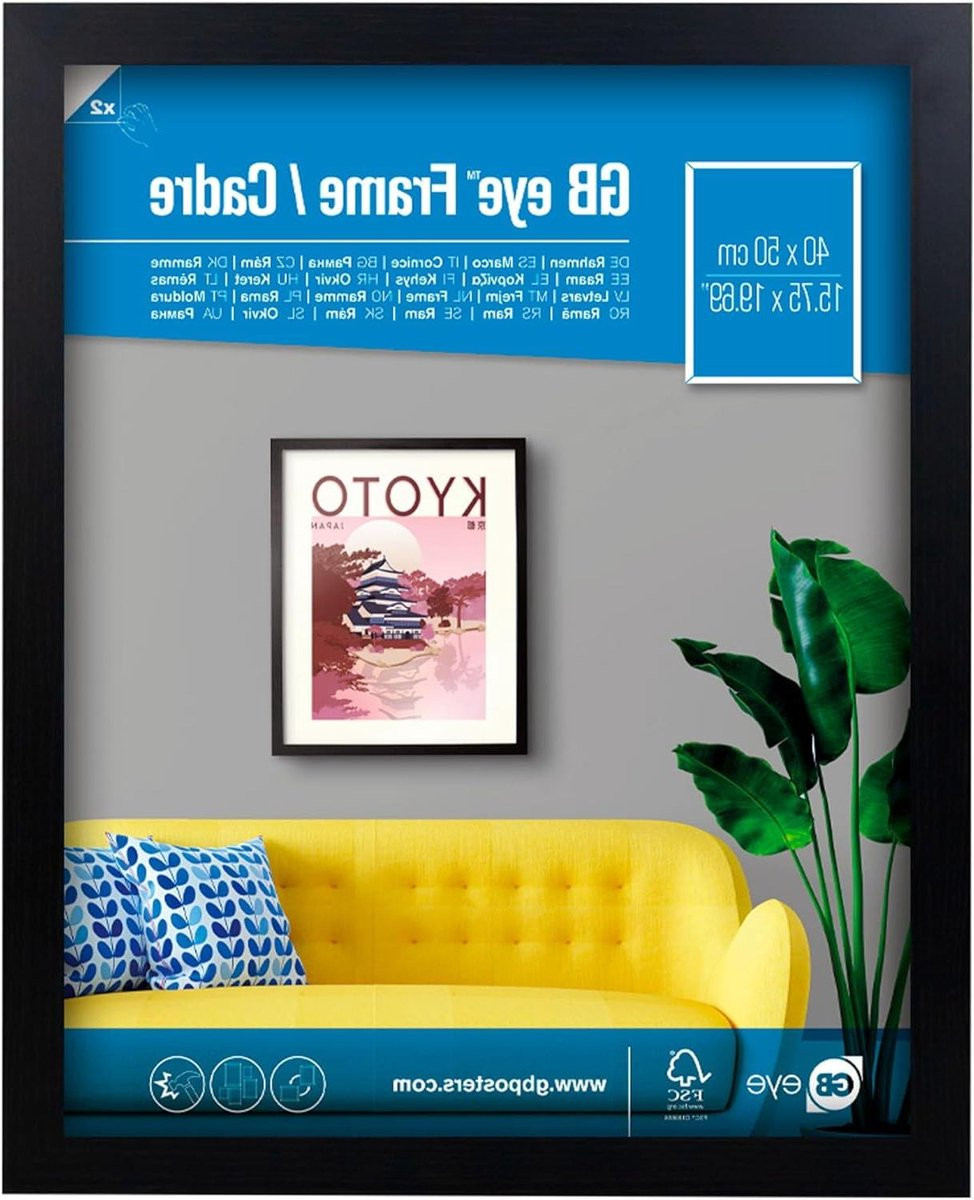 Gb Eye Ltd Mini Poster Frame, Zwart, 40 x 50 cm