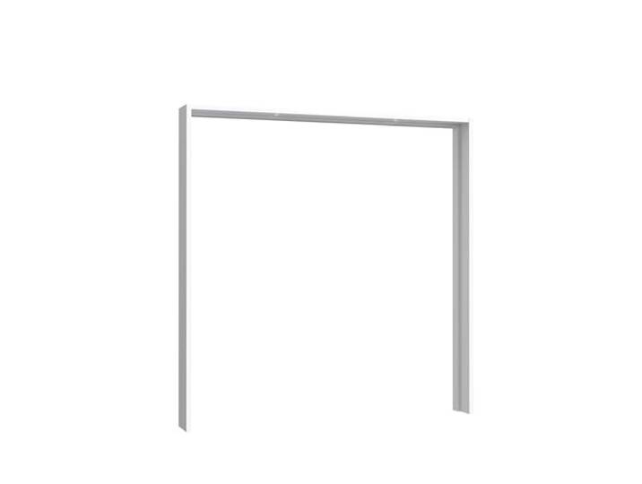 möbelando Passepartout >Passepartout< in Weiss Glanz - 210,9x215,1x23,8cm (BxHxT)