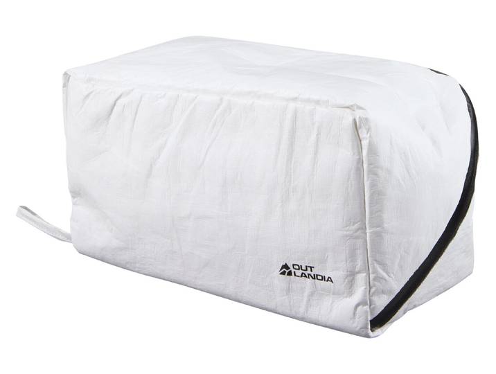 Outlandia Kosmetiktasche Tyvek Weiss