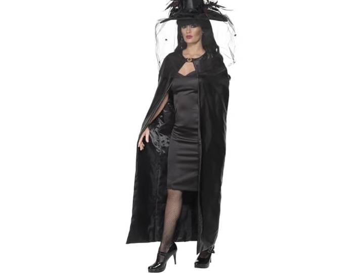 Deluxe Witch Cape, Black