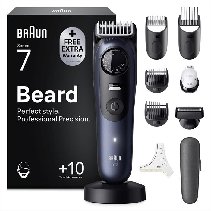 Braun Regolabarba Bt 7540-blu