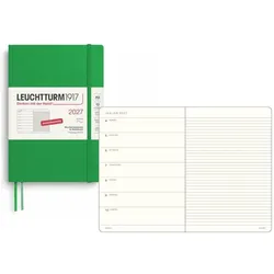 Leuchtturm1917, Agenda, Wochenkalender&NotizbuchMediumA5SpringLeaf2027 (A5)