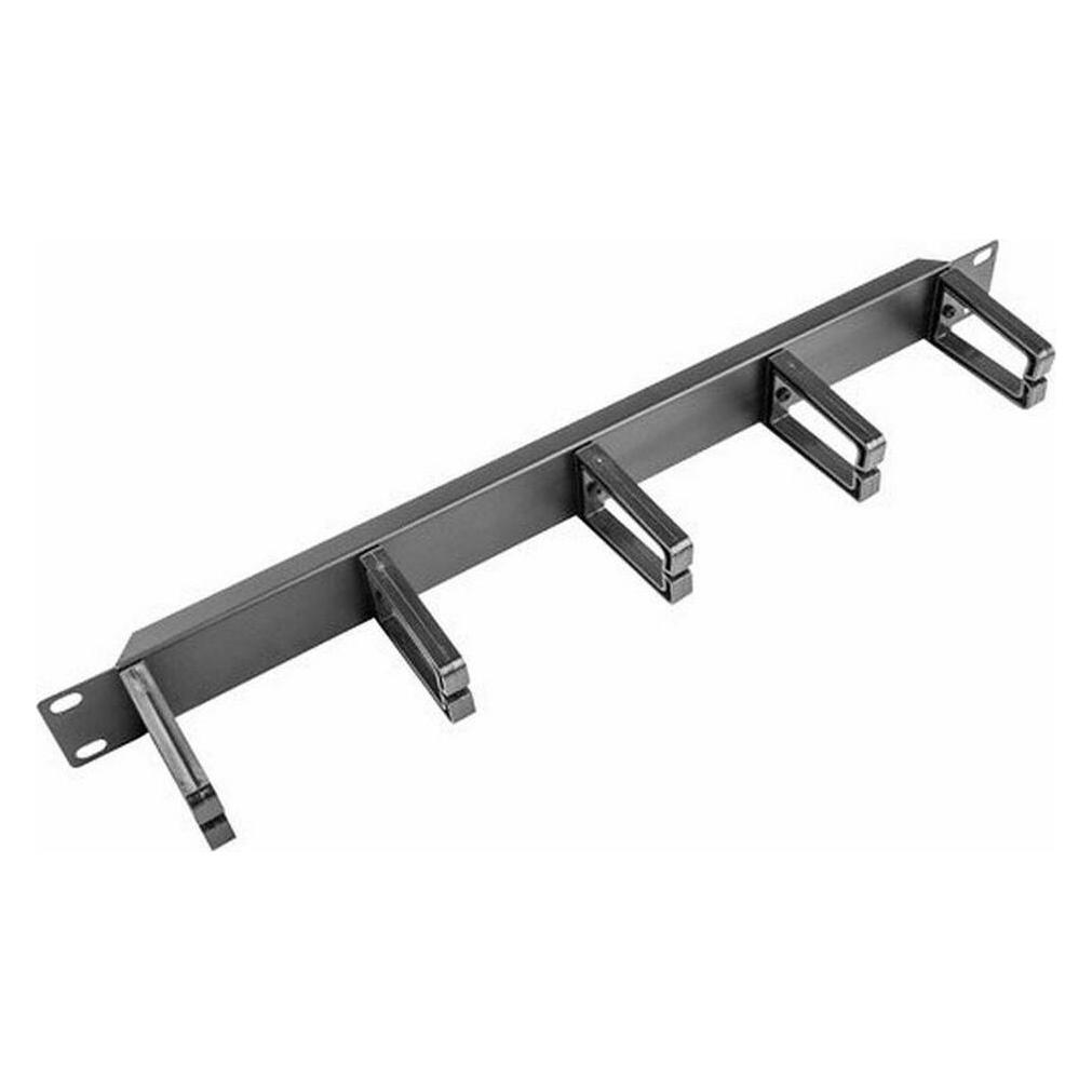 Lanberg 19 " Kabelführungspanel 1 HE Typ B schwarz (AK-1202-B)
