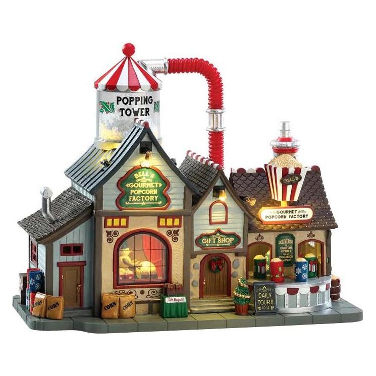 Lemax 75188 Bell's Popcorn Factory + 4.5V Ad. (LEM0095)