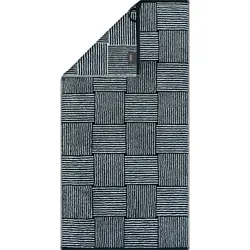 Handtuch BLACK&WHITE CHESS (BL 50x100 cm) - schwarz - BL 50x100 cm